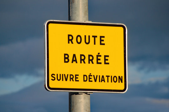 route barrée